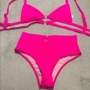 NWOT Fuscia Bikini